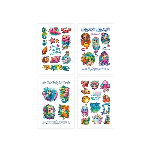 Zestaw tymczasowych tatuaży Morskie zabawy 301103